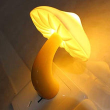 Load image into Gallery viewer, 2018 New Fashion Mushroom Night light LED Yellow Sensor Night Light Socket Bedside Table Lighting Control Decoration Light