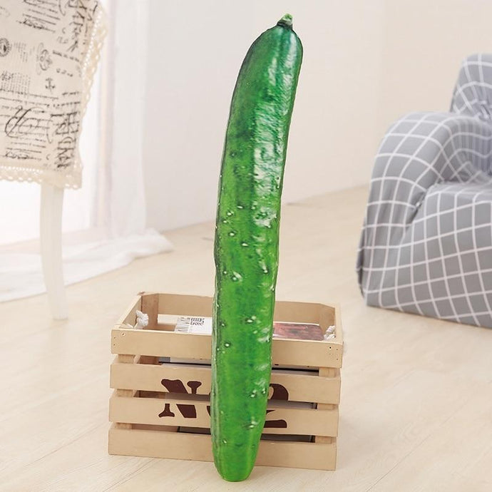 1pc 55cm Funny Simulation Cucumber Plush Toy Stuffed Cute Vegetable Pillow Kids Children Creative Gift Lovely Christmas Present