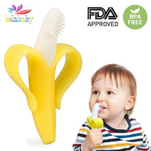 Load image into Gallery viewer, Banana Baby Teether Safe Food Grade Silicone Teething Mitts Infant Dental Care Teethers Toy Gifts Teether