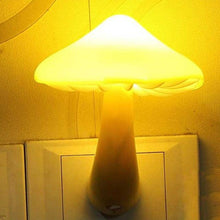 Load image into Gallery viewer, 2018 New Fashion Mushroom Night light LED Yellow Sensor Night Light Socket Bedside Table Lighting Control Decoration Light